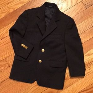Boys Size 4, Lord & Taylor Navy gold button blazer